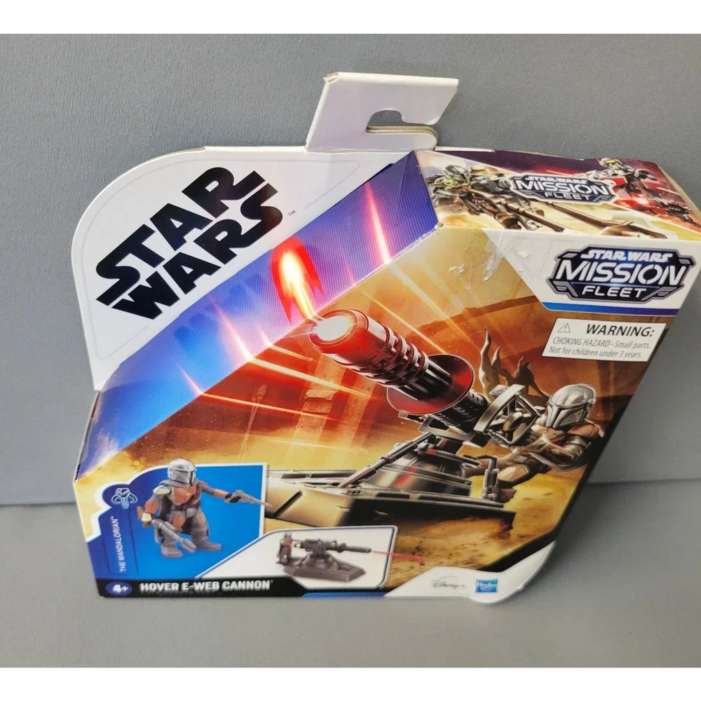 Star Wars Mission Fleet The‎ Mandalorian Hover E-Web Cannon Hasbro Toy Boxed